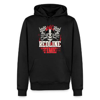 Petrolhead Auto Tuning Motorsport - Männer Premium Bio Hoodie - Schwarz - Vorne - Nico (187cm)