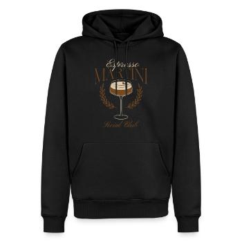 Espresso Martini Social Club - Men’s Premium Organic Hoodie - black - Front - Nico (187cm)