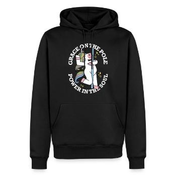 Pole Dancing Pole Dancing Pole Dancer - Men’s Premium Organic Hoodie - black - Front - Nico (187cm)