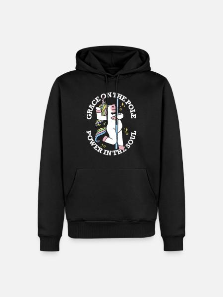 Pole Dancing Poledancing Poledancer - Männer Premium Bio Hoodie - Schwarz