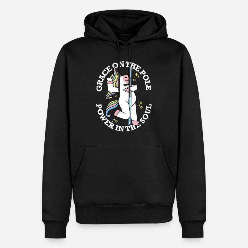 Pole Dancing Poledancing Poledancer - Männer Premium Bio Hoodie - Schwarz