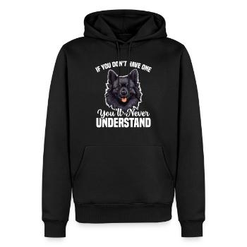 Wenn Sie Keinen Haben, Werden Sie Nie Verstehen - Männer Premium Bio Hoodie - Schwarz - Vorne - Nico (187cm)