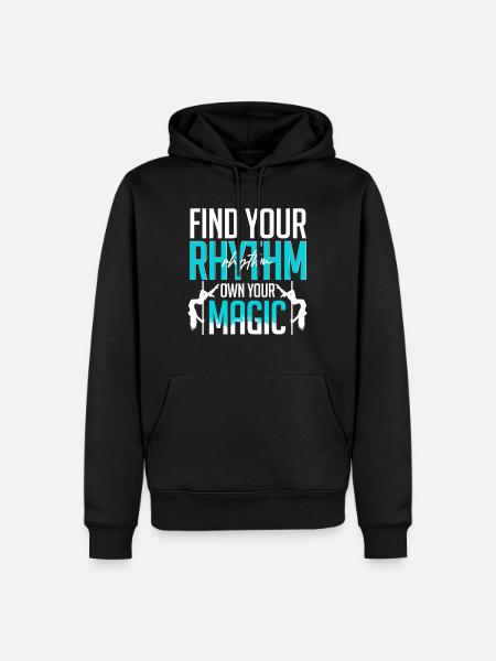 Pole Dancing Poledancing - Männer Premium Bio Hoodie - Schwarz