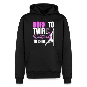 Pole Dancing Pole Dancing Pole Dancer - Men’s Premium Organic Hoodie - black - Front - Nico (187cm)