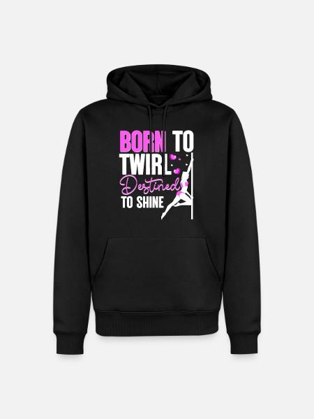 Pole Dancing Poledancing Poledancer - Männer Premium Bio Hoodie - Schwarz