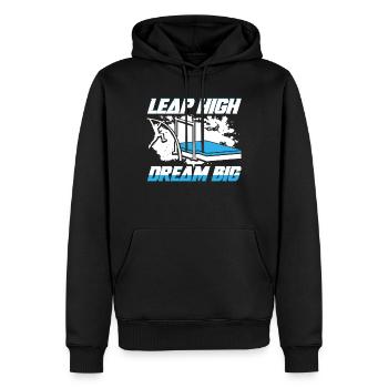 Stabhochsprung Stabspringer Stabhochspringer - Männer Premium Bio Hoodie - Schwarz - Vorne - Nico (187cm)