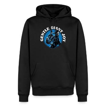 Cane Corso Chien Douce Géante Joie - Sweat à capuche Premium bio Homme - noir - Devant - Nico (187cm)