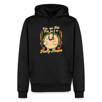Arepa Arepas - Männer Premium Bio Hoodie - Schwarz - Vorne - Nico (187cm)