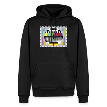 Test-Bild - Männer Premium Bio Hoodie - Schwarz - Vorne - Nico (187cm)
