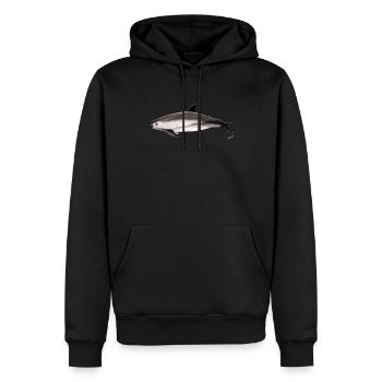 vaquita - marsouin du Mexique - Marsouin - Sweat à capuche Premium bio Homme - noir - Devant - Nico (187cm)