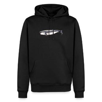 Pygmy Pottwal Pygmy Pottwal Kogia breviceps - Männer Premium Bio Hoodie - Schwarz - Vorne - Nico (187cm)
