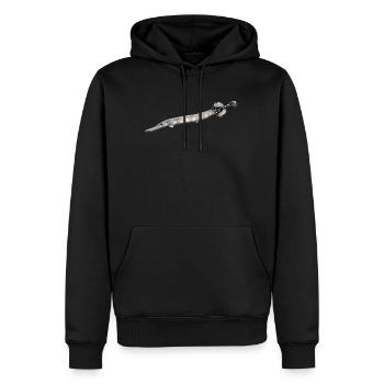 Trumpet - Trumpet - poisson trompette - Männer Premium Bio Hoodie - Schwarz - Vorne - Nico (187cm)