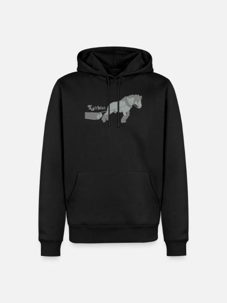 kaltblutzieht - Männer Premium Bio Hoodie - Schwarz