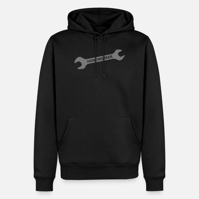 artisan - Sweat à capuche Premium bio Homme - noir