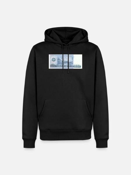 100 marks de la RDA - Sweat à capuche Premium bio Homme - noir