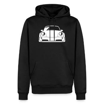 liberty walk cars widebody Symbol Autos Grafik - Männer Premium Bio Hoodie - Schwarz - Vorne - Nico (187cm)