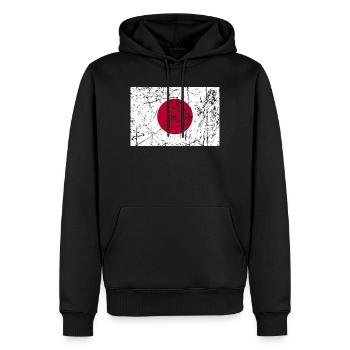 Japan Flagge Japan Fahne Flagge Flagge bandera - Männer Premium Bio Hoodie - Schwarz - Vorne - Nico (187cm)