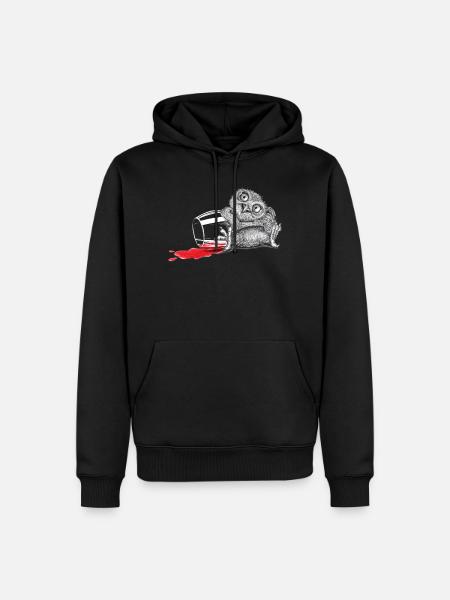 Tipsy owl - Men’s Premium Organic Hoodie - black