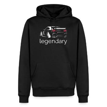 gtr racing legends classic cars Autos - Männer Premium Bio Hoodie - Schwarz - Vorne - Nico (187cm)
