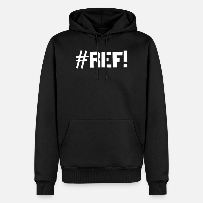 #REF! - Männer Premium Bio Hoodie - Schwarz