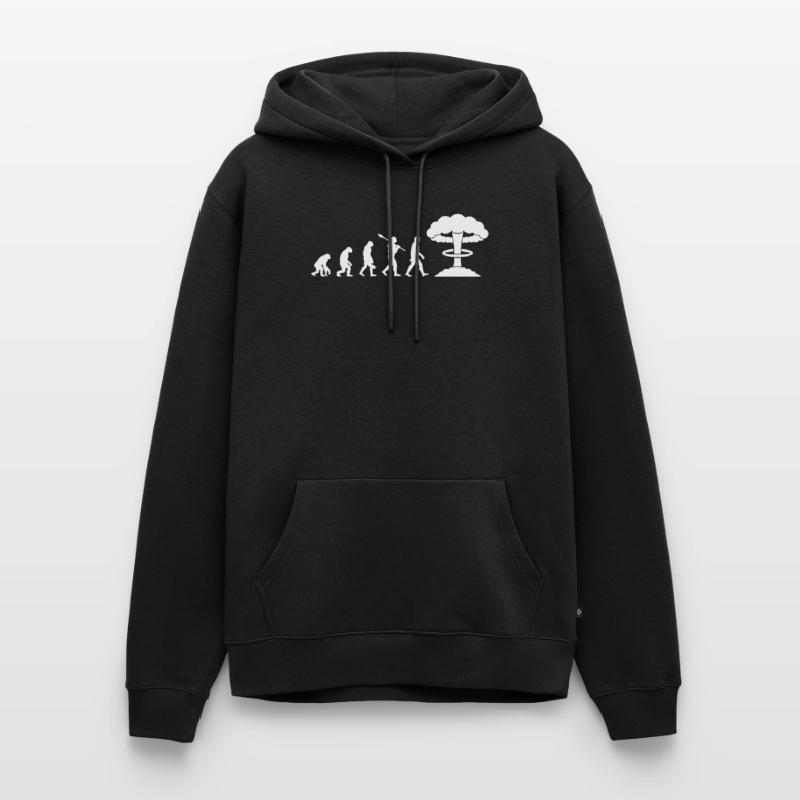 Bombe nucléaire Evolution Sweat à capuche Premium bio Homme