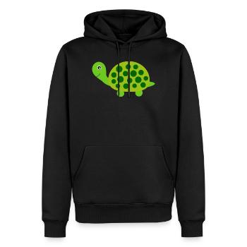 Turtle Turtles - Men’s Premium Organic Hoodie - black - Front - Nico (187cm)