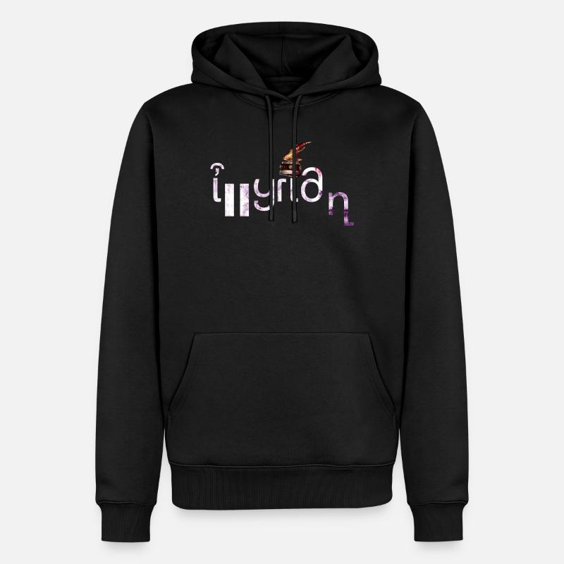 Illyrien - Sweat à capuche Premium bio Homme - noir