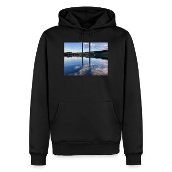 Schalkenmehrener Maa - Männer Premium Bio Hoodie - Schwarz - Vorne - Nico (187cm)
