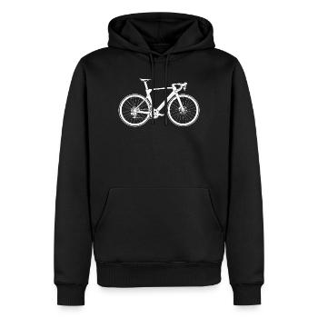 Bicycle Road Bike Icon Illustration icon Graphic - Men’s Premium Organic Hoodie - black - Front - Nico (187cm)