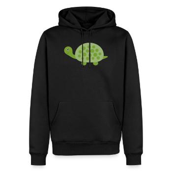 Turtle Turtles - Men’s Premium Organic Hoodie - black - Front - Nico (187cm)