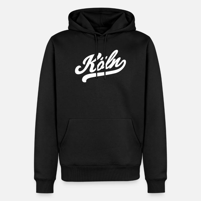 Cologne Rétro - Sweat à capuche Premium bio Homme - noir