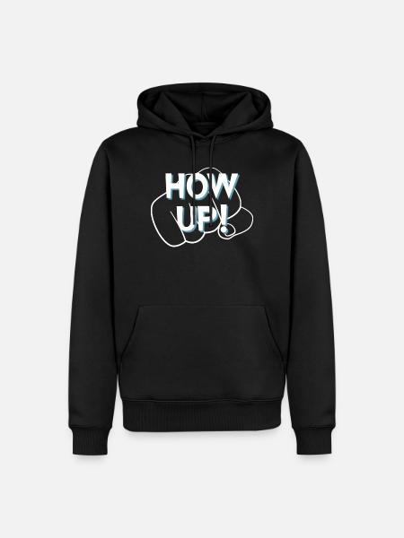 Hau ab - Männer Premium Bio Hoodie - Schwarz