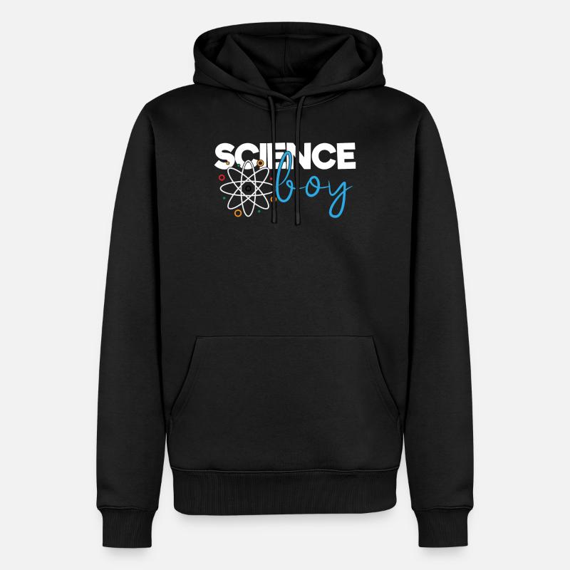 Science Boy - Männer Premium Bio Hoodie - Schwarz