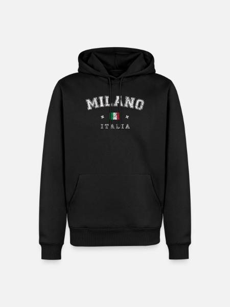 Milano Italia - Men’s Premium Organic Hoodie - black