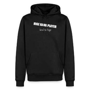 Gamer Rangaufstieg Motiv - Männer Premium Bio Hoodie - Schwarz - Vorne - Nico (187cm)