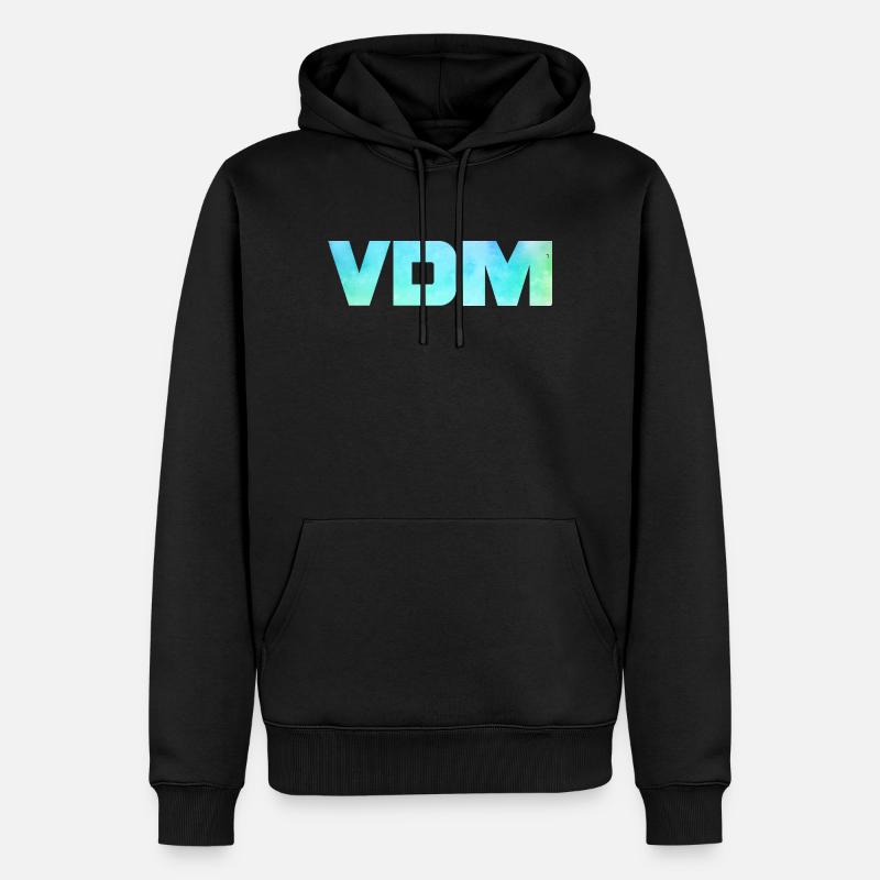 VDM - Männer Premium Bio Hoodie - Schwarz