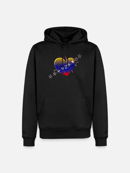 LATENT VENEZUELA - Männer Premium Bio Hoodie - Schwarz