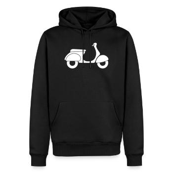 Roller Italien Symbol Urlaub Fan Vintage Retro Fun - Männer Premium Bio Hoodie - Schwarz - Vorne - Nico (187cm)