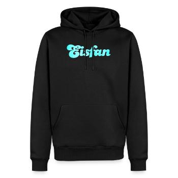Eisfan cool Statement Eiscreme Eis Eiskrem Fan - Männer Premium Bio Hoodie - Schwarz - Vorne - Nico (187cm)