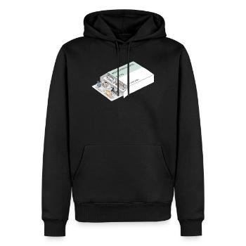 Antidepressants Cats - Anti Depressionen Pillen - Männer Premium Bio Hoodie - Schwarz - Vorne - Nico (187cm)