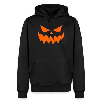 Halloween Gesicht Kostüm Halloweenparty - Männer Premium Bio Hoodie - Schwarz - Vorne - Nico (187cm)