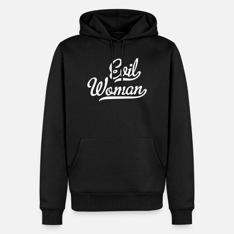 Femme maléfique - Sweat à capuche Premium bio Homme - noir