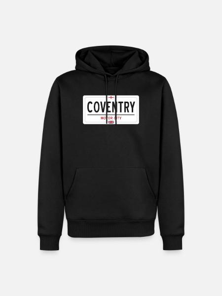 Coventry place sign - Men’s Premium Organic Hoodie - black