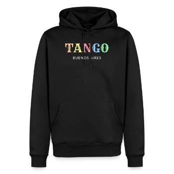 Tango Buenos Aires - Men’s Premium Organic Hoodie - black - Front - Nico (187cm)