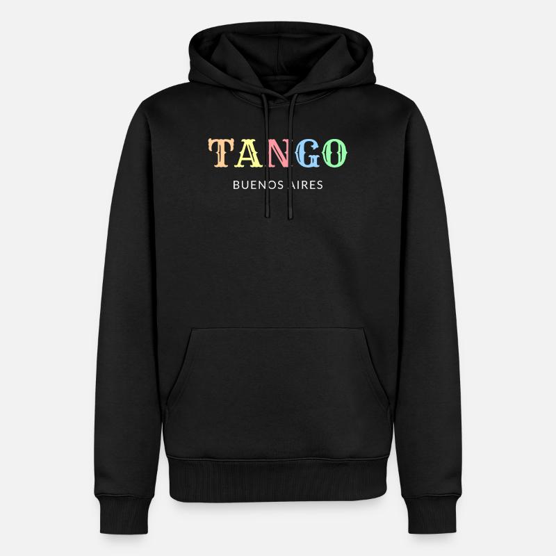 Tango Buenos Aires - Männer Premium Bio Hoodie - Schwarz
