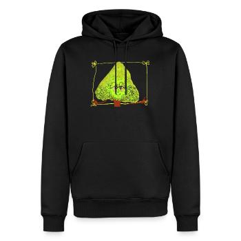 Fantastic Tree with Sprinkles - Men’s Premium Organic Hoodie - black - Front - Nico (187cm)