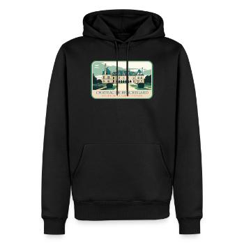 Château de Beauregard im Loire-Tal - Männer Premium Bio Hoodie - Schwarz - Vorne - Nico (187cm)