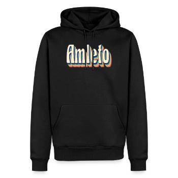 Vintage Retro Hamlet T-Shirt T-Shirt Geschenkidee - Männer Premium Bio Hoodie - Schwarz - Vorne - Nico (187cm)
