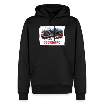 Olongapo Stadt Philippinen Urlaub Skyline - Männer Premium Bio Hoodie - Schwarz - Vorne - Nico (187cm)