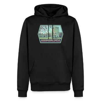 Aughnanur Castle, Oughterard in Irland - Männer Premium Bio Hoodie - Schwarz - Vorne - Nico (187cm)